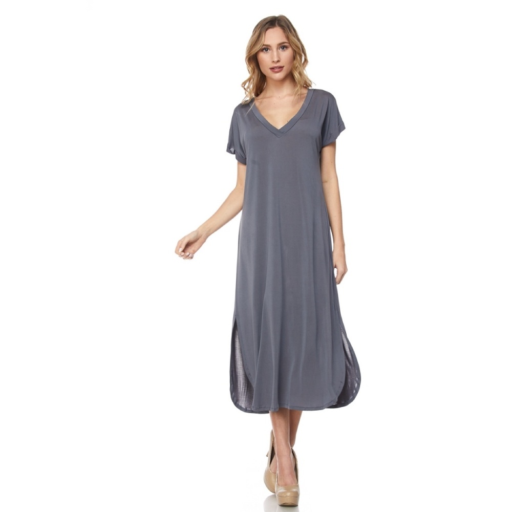 Casual cap slv Midi dress